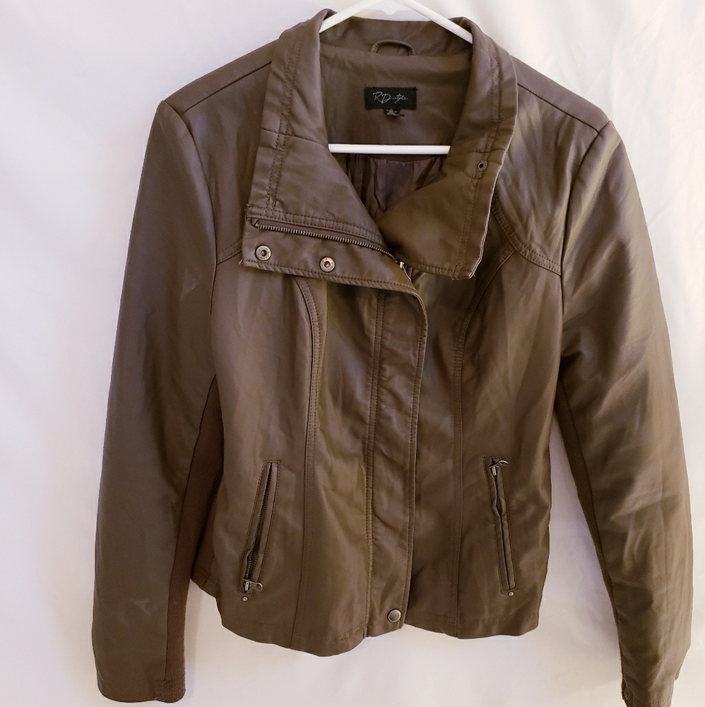 Faux Leather Jacket